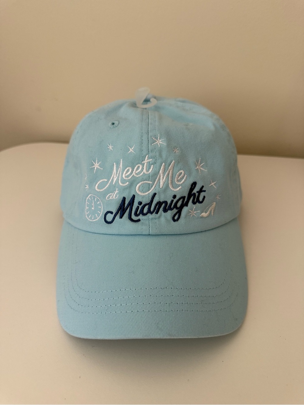 Disney Light Blue Cinderella "Meet Me at Midnight" Baseball Cap